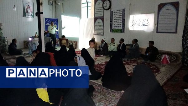 گرامیداشت هفته نیروی انتظامی در مسجد بقیه الله کاشمر 