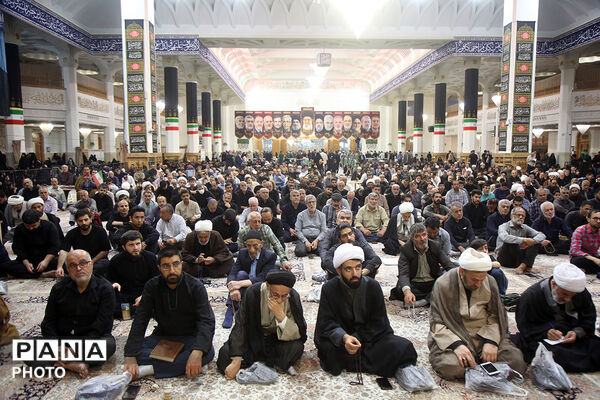 مراسم سالروز شهادت امام جواد(ع) در حرم بانوی کرامت