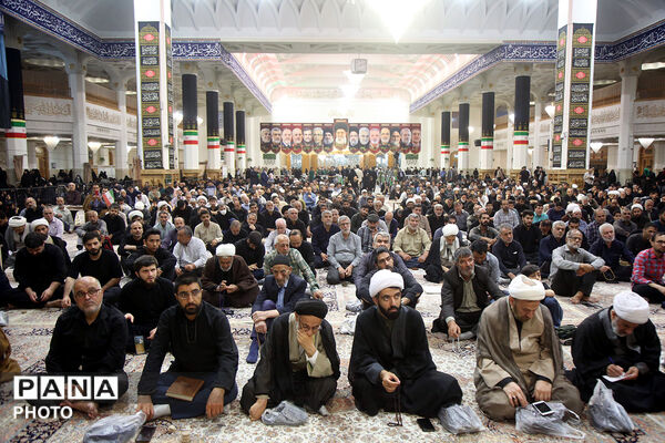 مراسم سالروز شهادت امام جواد(ع) در حرم بانوی کرامت