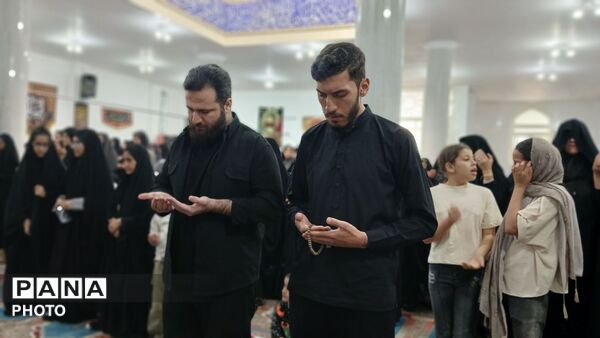 برگزاری مراسم سوگواری «ریحانه‌های حسینی» در شهر باباحیدر