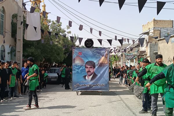 عزاداری مردم کرمانشاه در تاسوعای حسینی