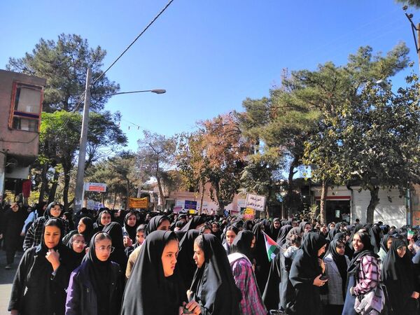  راهپیمایی سیزده آبان در شهرستان خلیل آباد