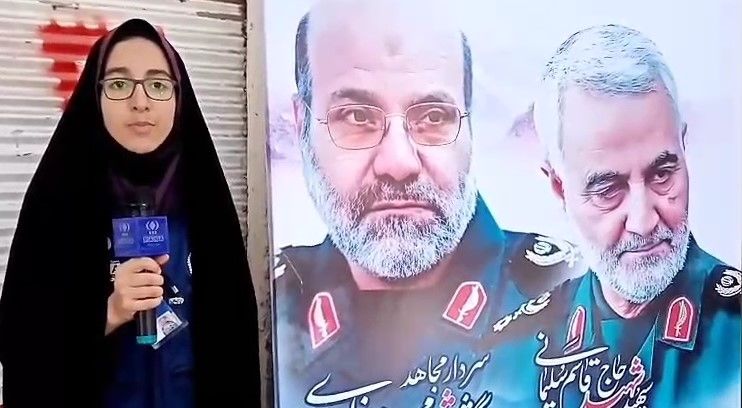 مراسم گرامیداشت شهیدالقدس سرلشگر پاسدار شهید محمدرضا زاهدی در بیت‌العباس شهرضا/ فیلم