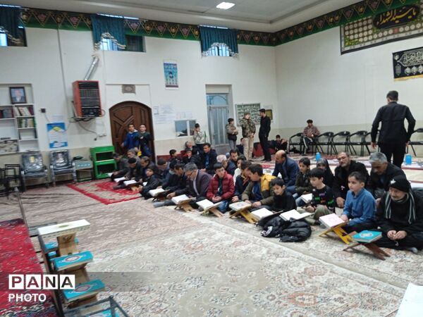  فینال مسابقات قرآنی در مسجد چهارده معصوم الغدیر 