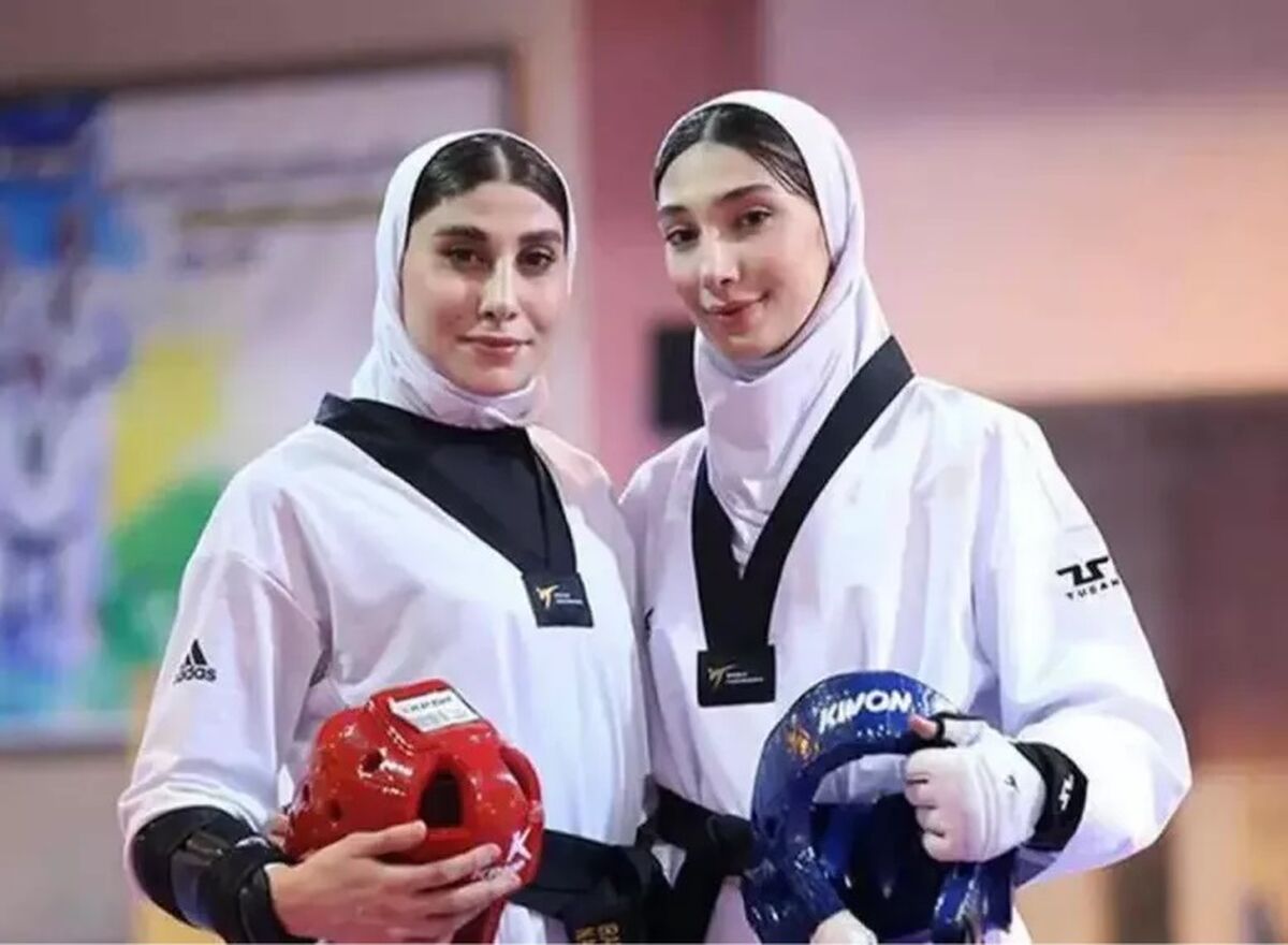 دوئل بانوان تکواندوکار ایران در چین؛ برتری مبینا نعمت زاده مقابل ناهید کیانی