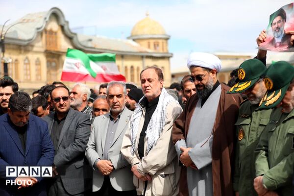 تشییع پیکر شهید مهدی مرادی در همدان
