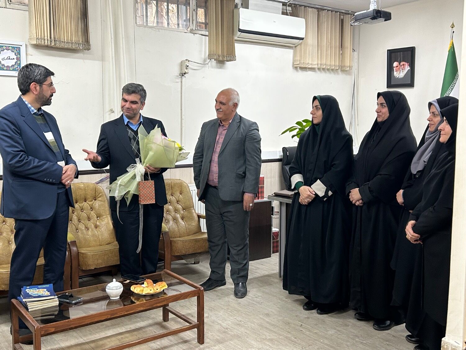 تکریم عباس میرزایی، مدیر سازمان دانش‌آموزی شهرستان‌های استان تهران