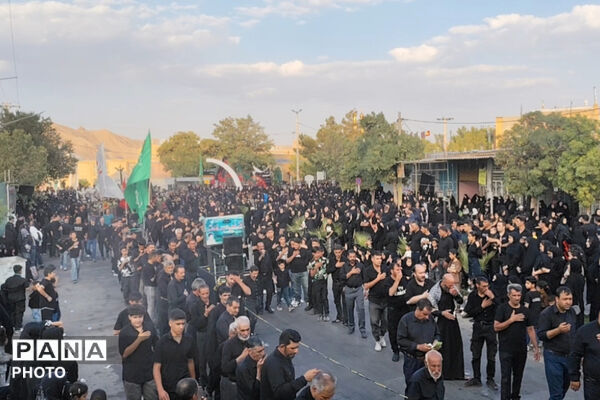 سوگ و ارادت عزاداران حسینی در شهر صغاد