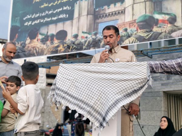 اجتماع مردمی حمایت از سربازان وطن در گلوگاه 