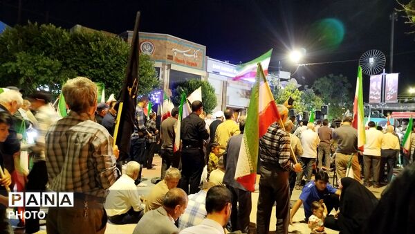  قاب پانا میزبان نودمین شب از اجتماعات خیابانی در حسینیه امام خمینی(ره)