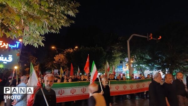 حضور باشکوه مردم کرج در صد و نوزدهمین شب از عزاداری‌های حسینی