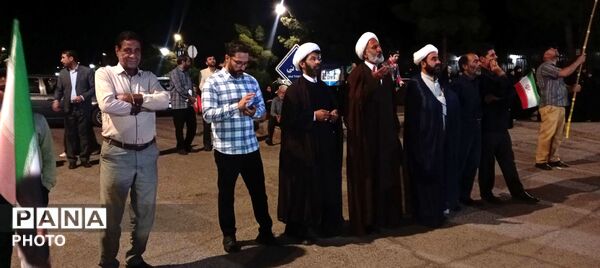 شب هفتاد و هشتم حضور شبانه در میدان جهاد شهر رشتخوار