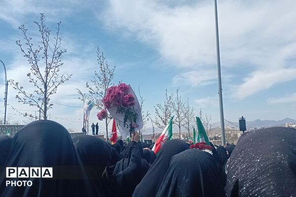 مراسم تشیع و تدفین شهدای حملات رژیم منحوس صهیونیستی آمریکایی در شهرستان پردیس 
