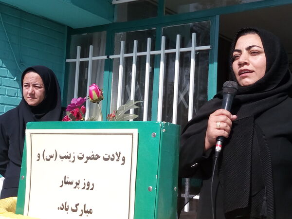 مراسم ولادت حضرت زینب و روز پرستار در دبیرستان فاطمیه