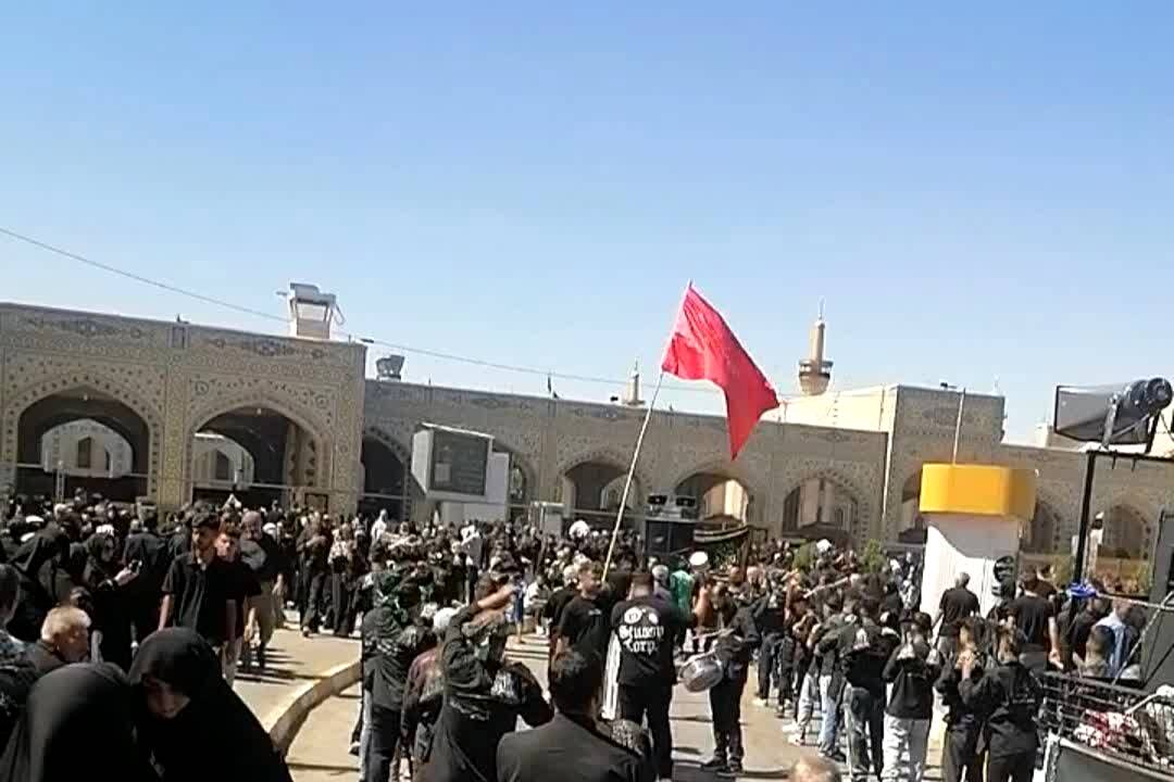 مراسم عزاداری عاشقان امام رضا (ع) در مشهد مقدس