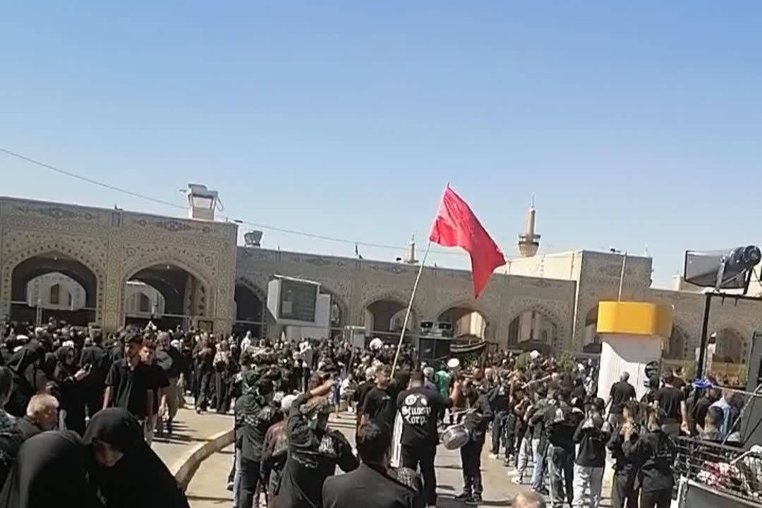 مراسم عزاداری عاشقان امام رضا (ع) در مشهد مقدس