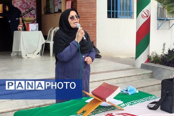 افتتاح سومین المپیاد ورزشی درون‌مدرسه‌ای در دبیرستان فرزانگان قائمشهر