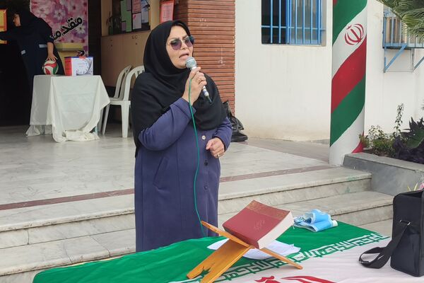 افتتاح سومین المپیاد ورزشی درون‌مدرسه‌ای در دبیرستان فرزانگان قائمشهر