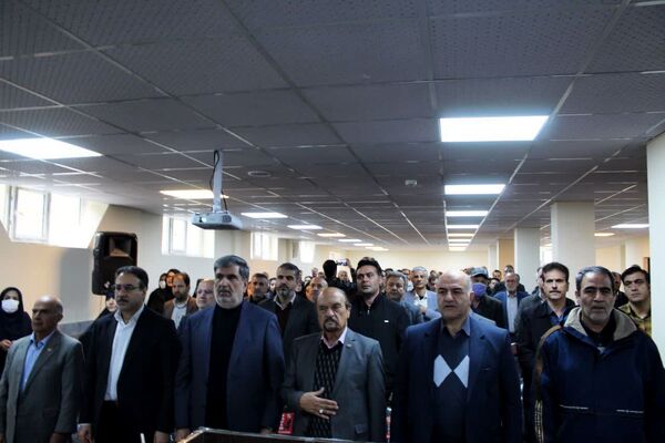 مراسم افتتاح هنرستان دخترانه ۱۸ کلاسه ربیعی در بروجرد 