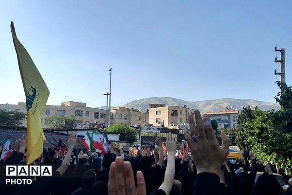 وداع با پیکر داماد رهبر شهید انقلاب