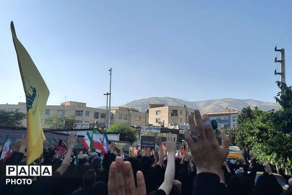 وداع با پیکر داماد رهبر شهید انقلاب