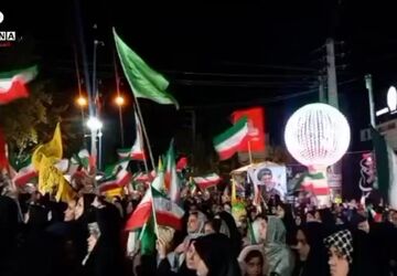 خروش مردم گالیکش در شب چهل و دوم