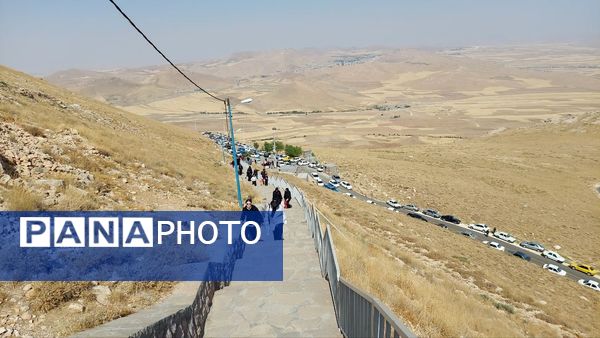 جاماندگان اربعین حسینی در بیجار مسیر عشق را پیمودند