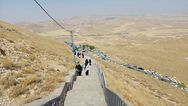 جاماندگان اربعین حسینی در بیجار مسیر عشق را پیمودند
