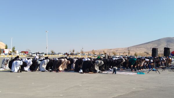 اقامه نماز باران به امامت حجت‌الاسلام والمسلمین محمدجواد شریعتی نژاد در شهرستان سملقان