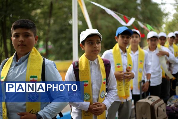 روز اول پیش اردوی ملی پیشتازان پسر سازمان دانش‌آموزی آذربایجان شرقی