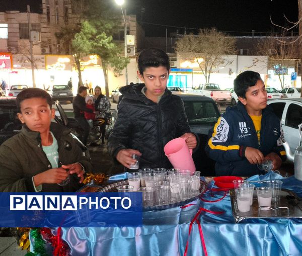 موکب مادرانه شنبه های ام البنینی در بازار  سرخس