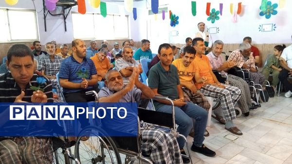 مراسم استقبال از زائر اولی‌های مددجویان مرکز توانبخشی فردوس اهر