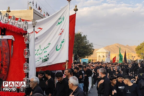 سوگ و ارادت عزاداران حسینی در شهر صغاد