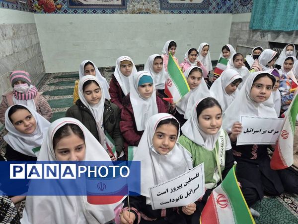 برپایی جشن طنین مقاومت در مدارس شهرستان قدس