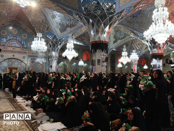 در حریم کوچکترین سرباز کربلا