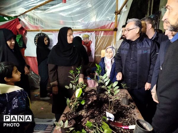 زنگ بیعت دانش‌آموزان علی آباد کتول