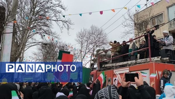 راهپیمایی ۲۲ بهمن در مینودشت