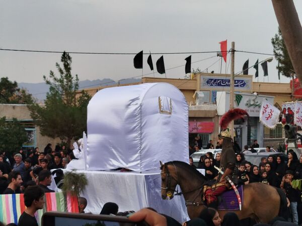 حرکت دسته بنی اسد در روستای فدافن