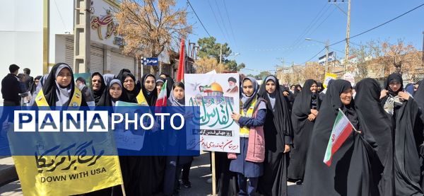 راهپیمایی روز قدس در شهرستان رشتخوار