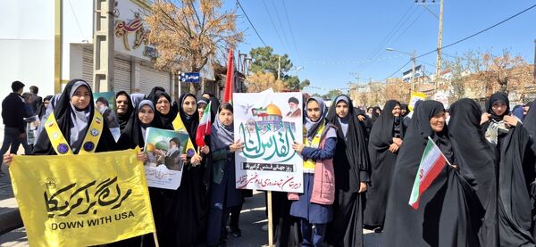 راهپیمایی روز قدس در شهرستان رشتخوار
