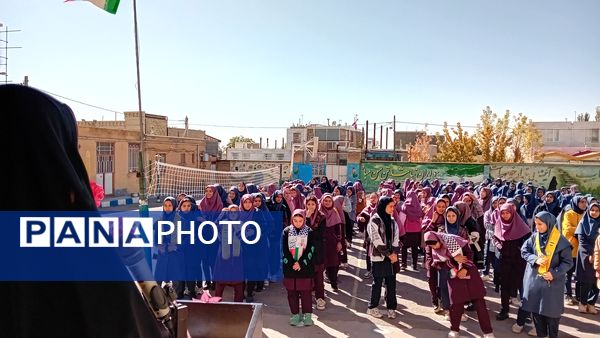 برگزاری مراسم هفته بسیج دانش‌آموزی و روز نوجوان در کمیجان