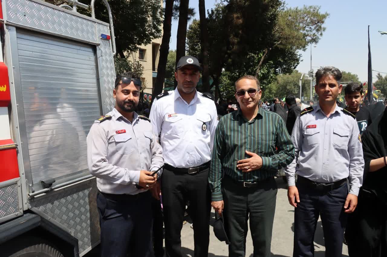 خدمت رسانی ۱۴۰ تیم امدادی در مراسم پیاده روی جاماندگان اربعین حسینی اصفهان 