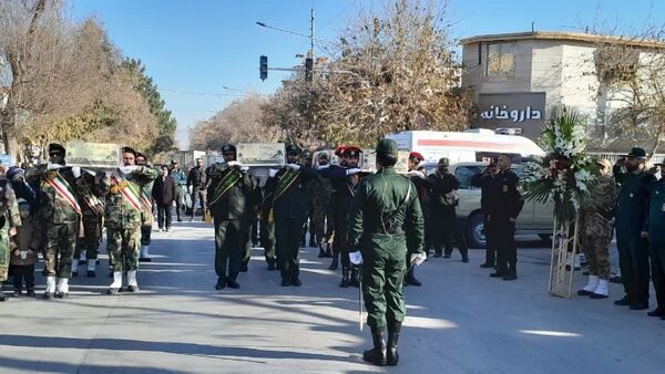تشییع پیکر شهدای گمنام در بجنورد