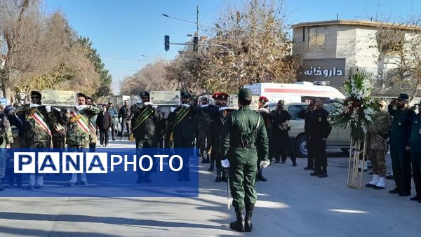 تشییع پیکر شهدای گمنام در بجنورد