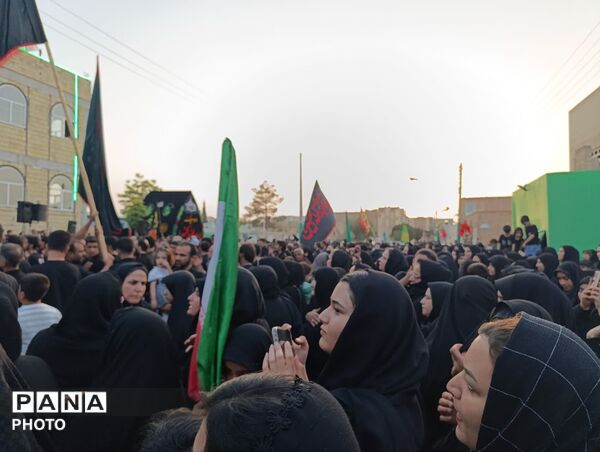 زمزمه‌ های سوگ در کوچه‌های خشتی؛ وقتی نخل چاه‌ ملکی به یاد حسین (ع) برمی‌خیزد