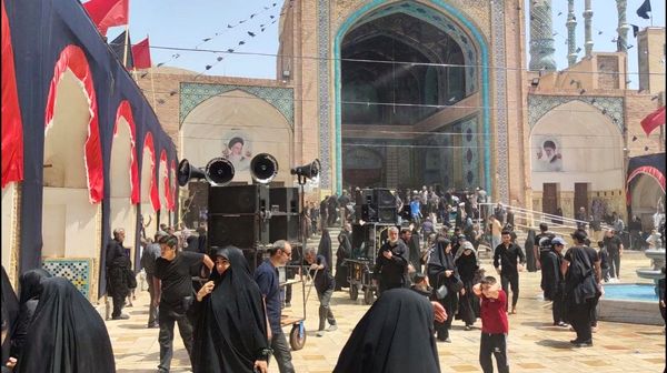 دل‌های جامانده، گرد حرم سلطان علی(ع) در مشهد اردهال به شور افتادند
