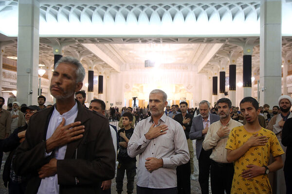 مراسم بزرگداشت حضرات «حمزه» و «عبدالعظیم حسنی» در حرم حضرت معصومه(س)