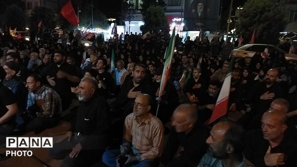 مراسم شب دوم محرم در بلوار فضل نیشابور-۱