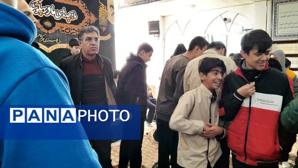 عزاداری شهادت حضرت فاطمه زهرا(س) در دبیرستان ابوریحان یک نیشابور