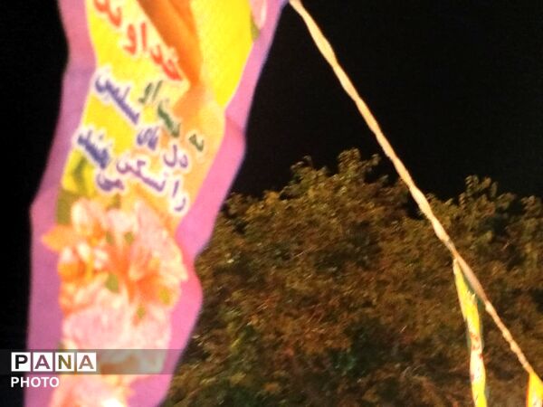 زمزمه‌ی ولایت و شکوه خدمت در موکب مرام مهدوی در شب غدیر